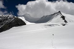 11 Climbing Sherpa Lal Singh Tamang Leads The Way Across The East Rongbuk Glacier On The Way To Lhakpa Ri Camp I